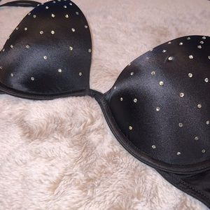 PINK Rhinestone Bra